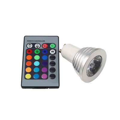 Cheap leds in China 3w gu10 led rgb spotlight 220v with CREE chip